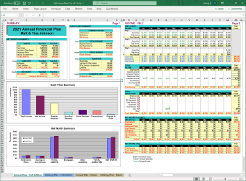 MyFinancePlans Full Edition Annual Plan pages 1-2