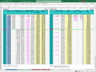 MyFinancePlans Basic Financial Plan Life-Long Tab Pages 3-4